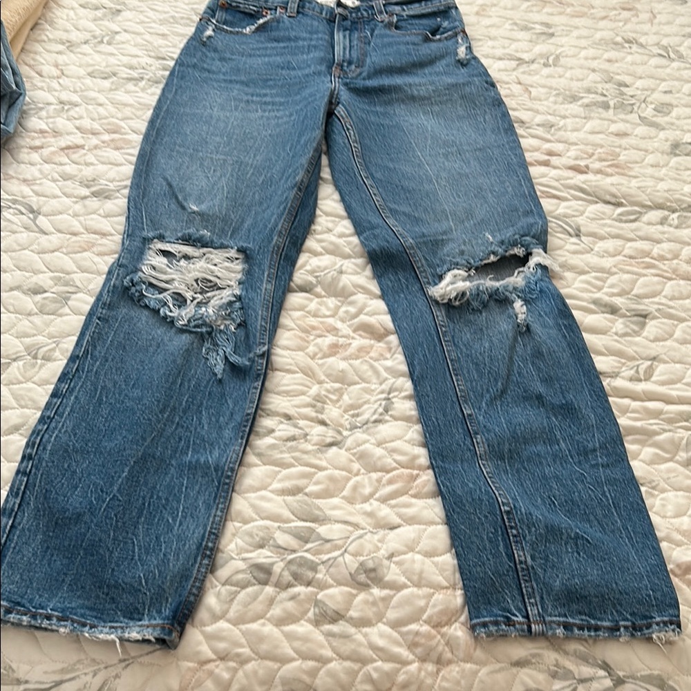 Abercrombie & Fitch 90’s Straight Ultra High Rise